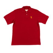 USC Trojan Basics SC Interlock Tommy Head Embroidered Polo